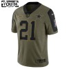 Kinder Dallas Cowboys Trikot Ezekiel Elliott 21 Nike 2021 Salute to Service